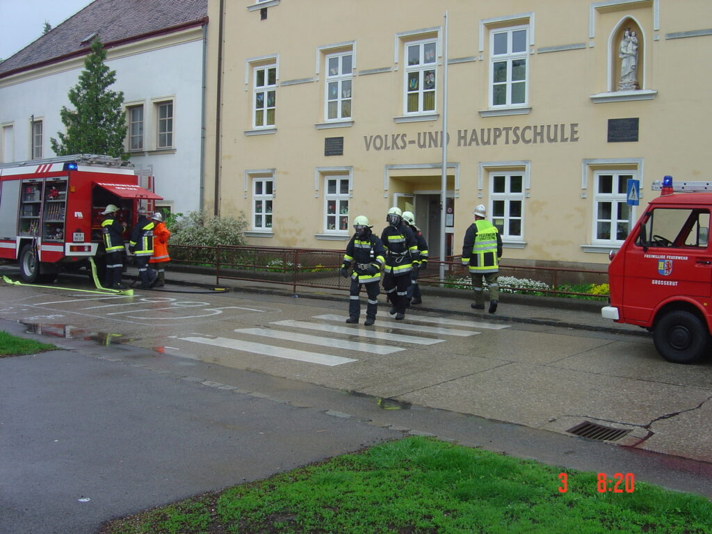 Einsatzübung Schule Großkrut
