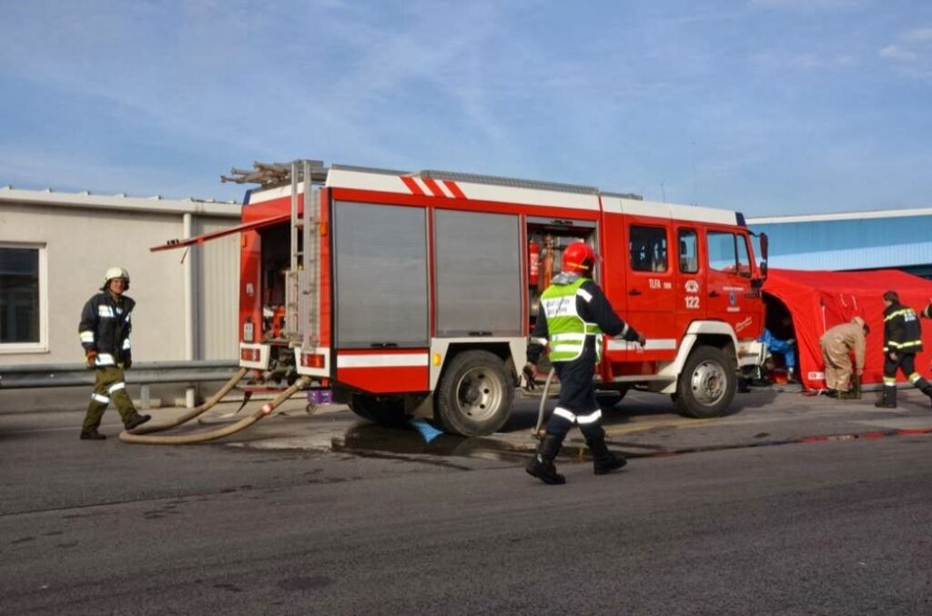 Schadstoff-Viertelsübung in Poysdorf
