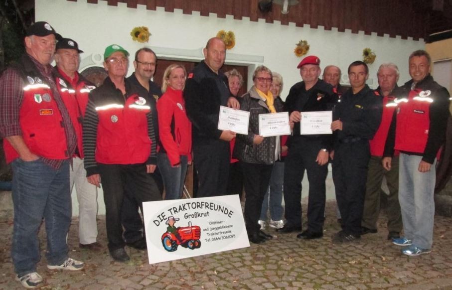 Spende der Traktorfreunde Großkrut