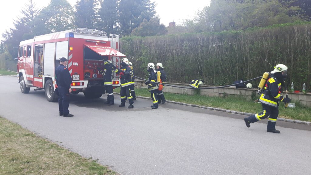 Ausbildungsprüfung Löscheinsatz