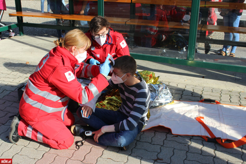 Übung in der Schule Großkrut