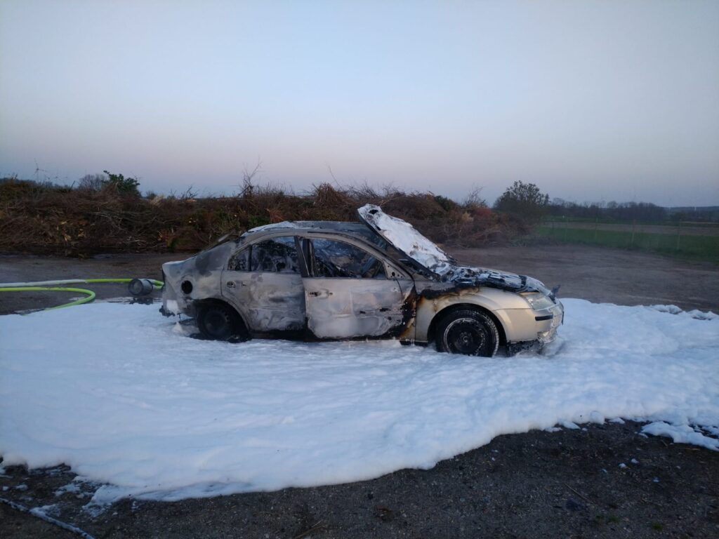 Löschübung Fahrzeugbrand