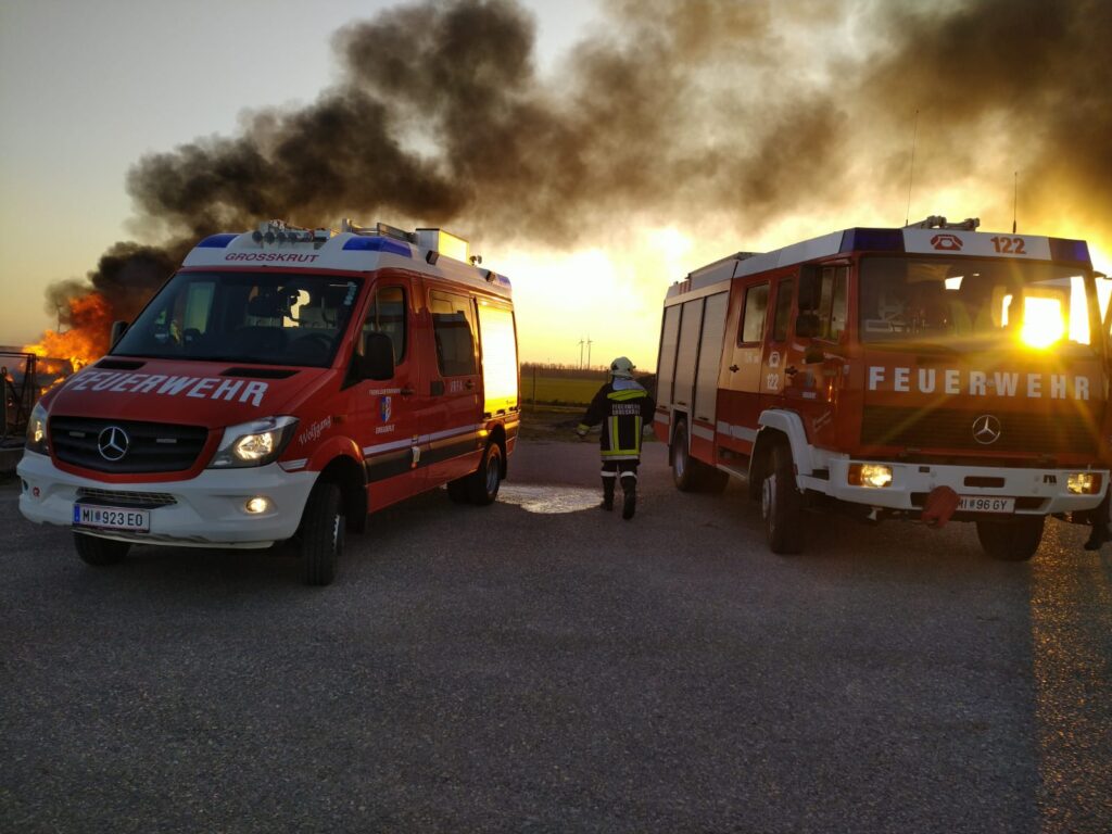 Löschübung Fahrzeugbrand