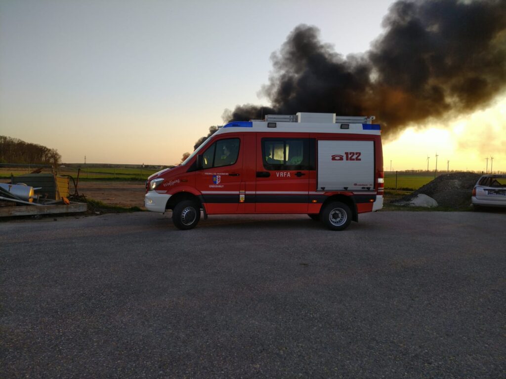 Löschübung Fahrzeugbrand