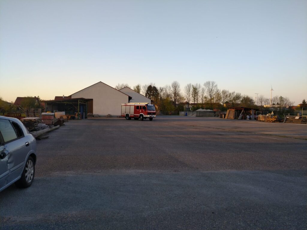 Löschübung Fahrzeugbrand