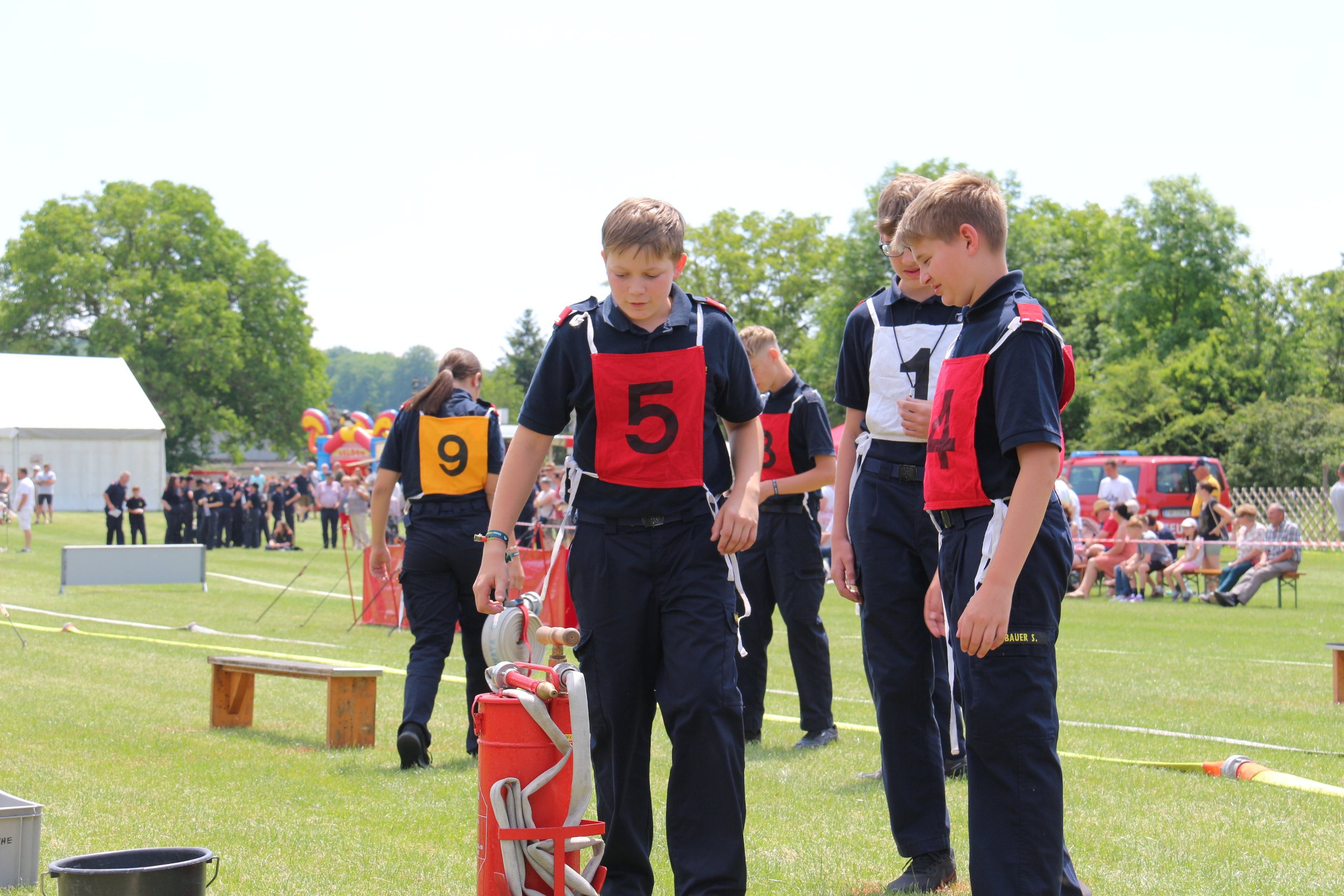 Pokal für die Feuerwehrjugend Großkrut, Pyhra