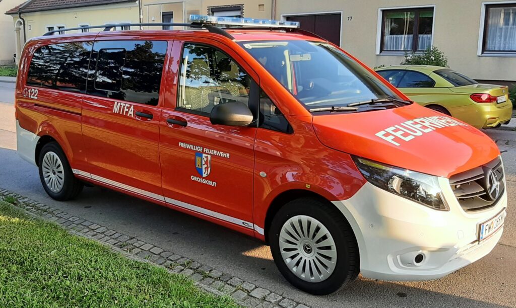 Das neue Mannschaftstransportfahrzeug ist nun endlich da: