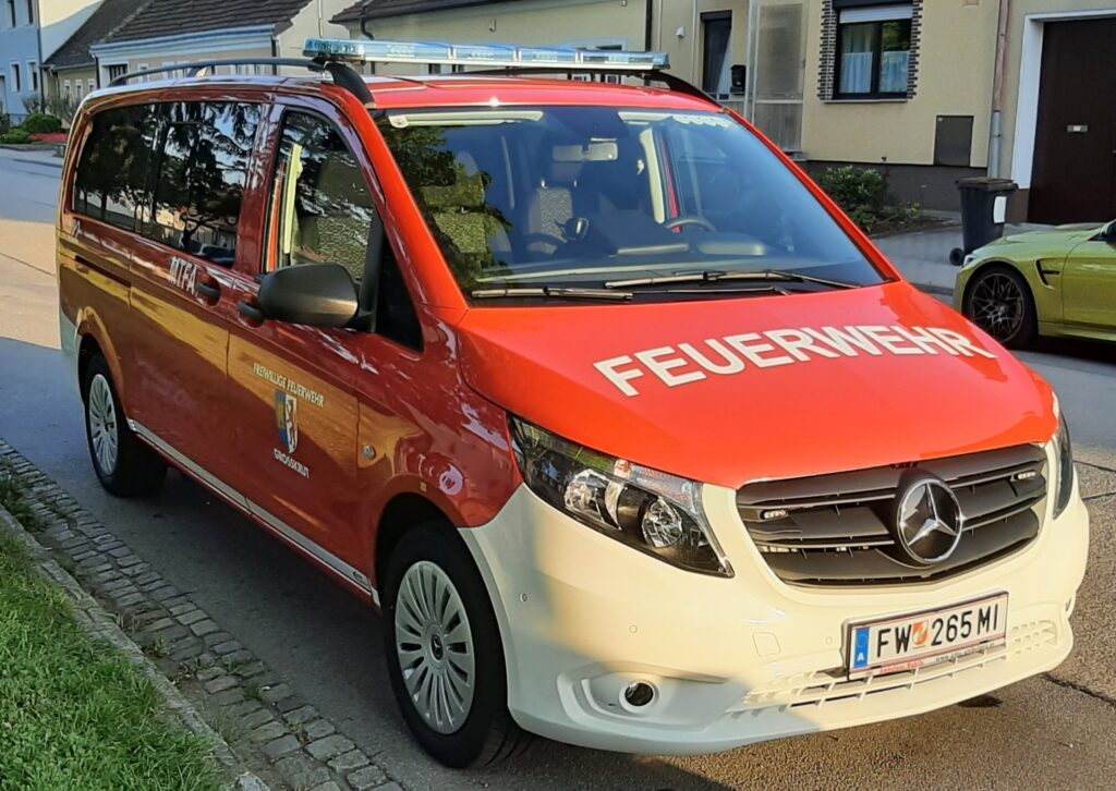 Das neue Mannschaftstransportfahrzeug ist nun endlich da: