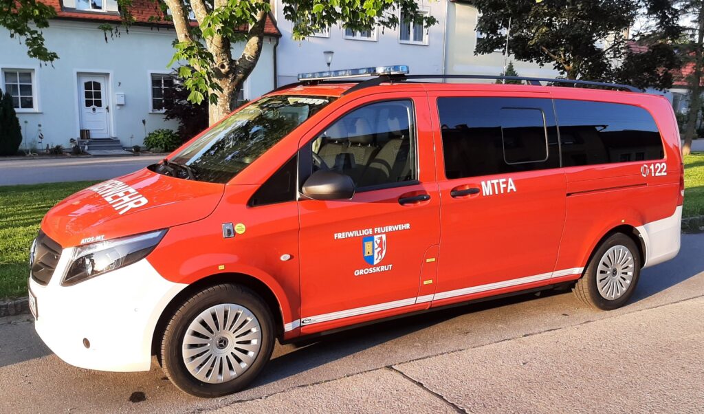 Das neue Mannschaftstransportfahrzeug ist nun endlich da: