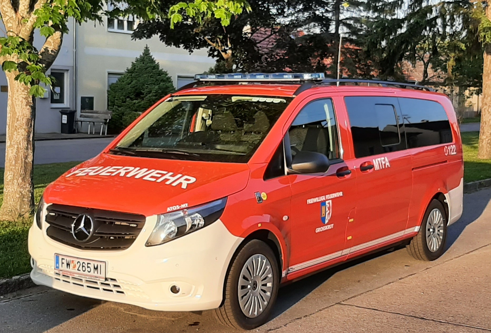 Das neue Mannschaftstransportfahrzeug ist nun endlich da: