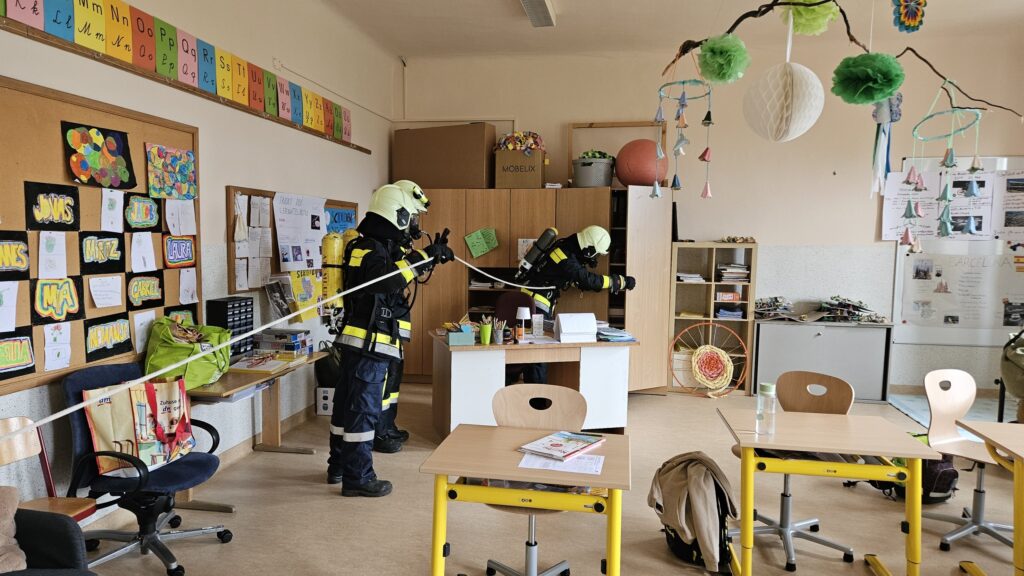 Übung in der Schule Ginzersdorf