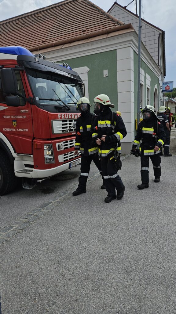 Übung in der Schule Hausbrunn