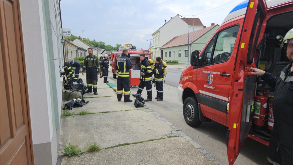 Übung in der Schule Hausbrunn