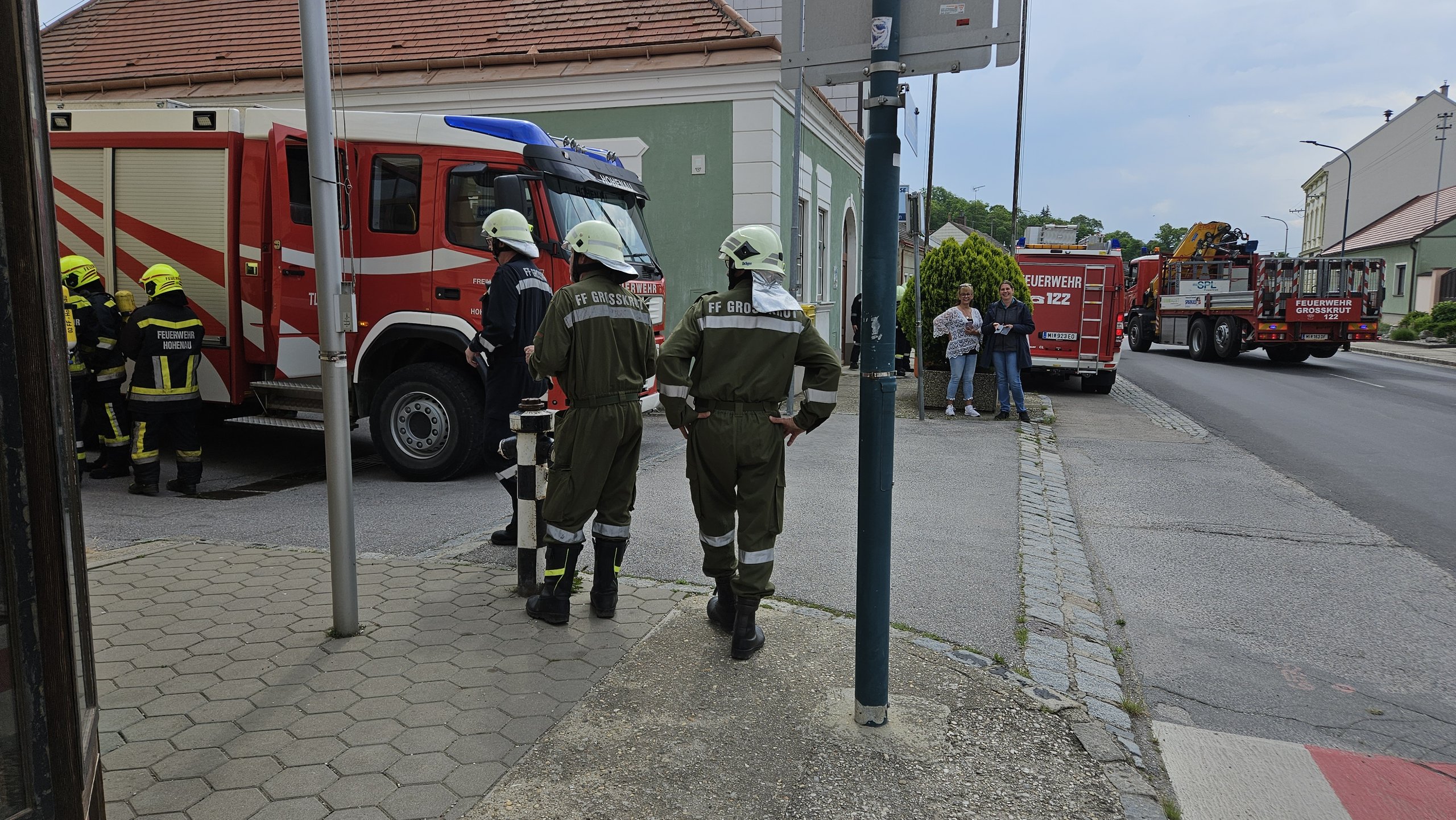 Übung in der Schule Hausbrunn