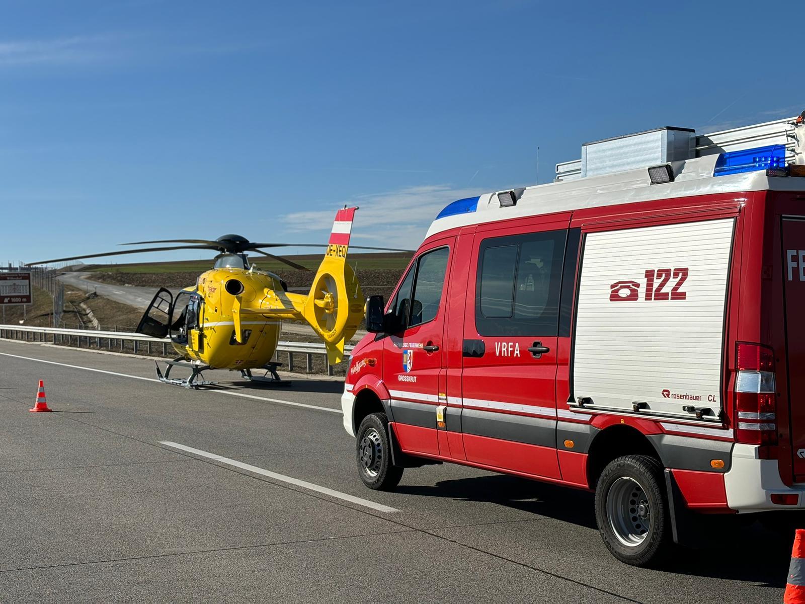 T1 – Bergung PKW, A5 RiFb. Wien