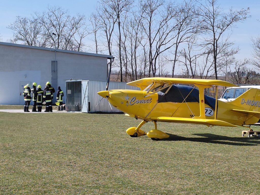 Schulung + Übung am Flugplatz LOAR Altlichtenwarth